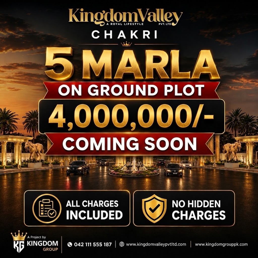 Kingdom Valley Chakri on-ground plots